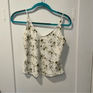 Abercrombie & Fitch Cream Floral Camisole XS